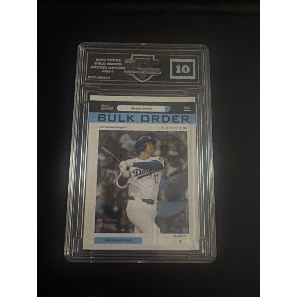 2026 Topps Bulk Order Shohei Ohtani #BO-7 Los Angeles Dodgers ECC 10 Gem Mint